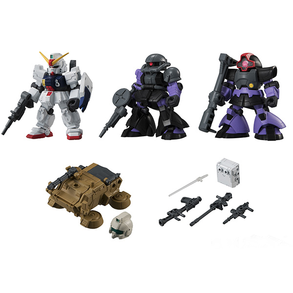 Bandai (ครบ Set 5 ลูก) Gashapon Gundam Mobile Suit Ensemble 09 4549660333098 (Gashapon)