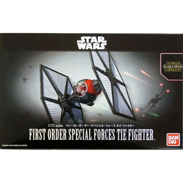 Bandai 1/72 First Order Special Forces Tie Fighter 4573102692245 (Plastic Model)