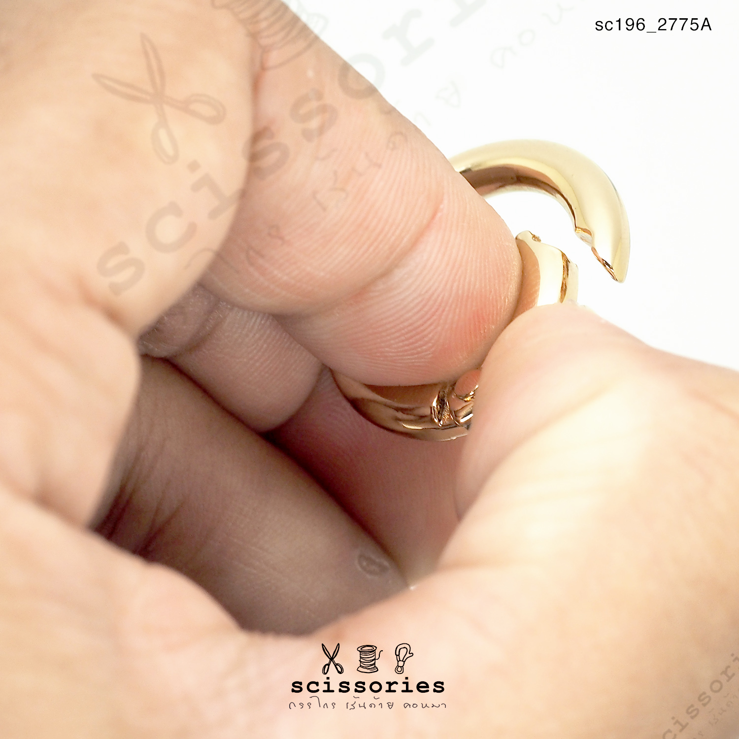 ห่วงกลม สีเงิน/2ตัว ขนาด 1.7 cm.