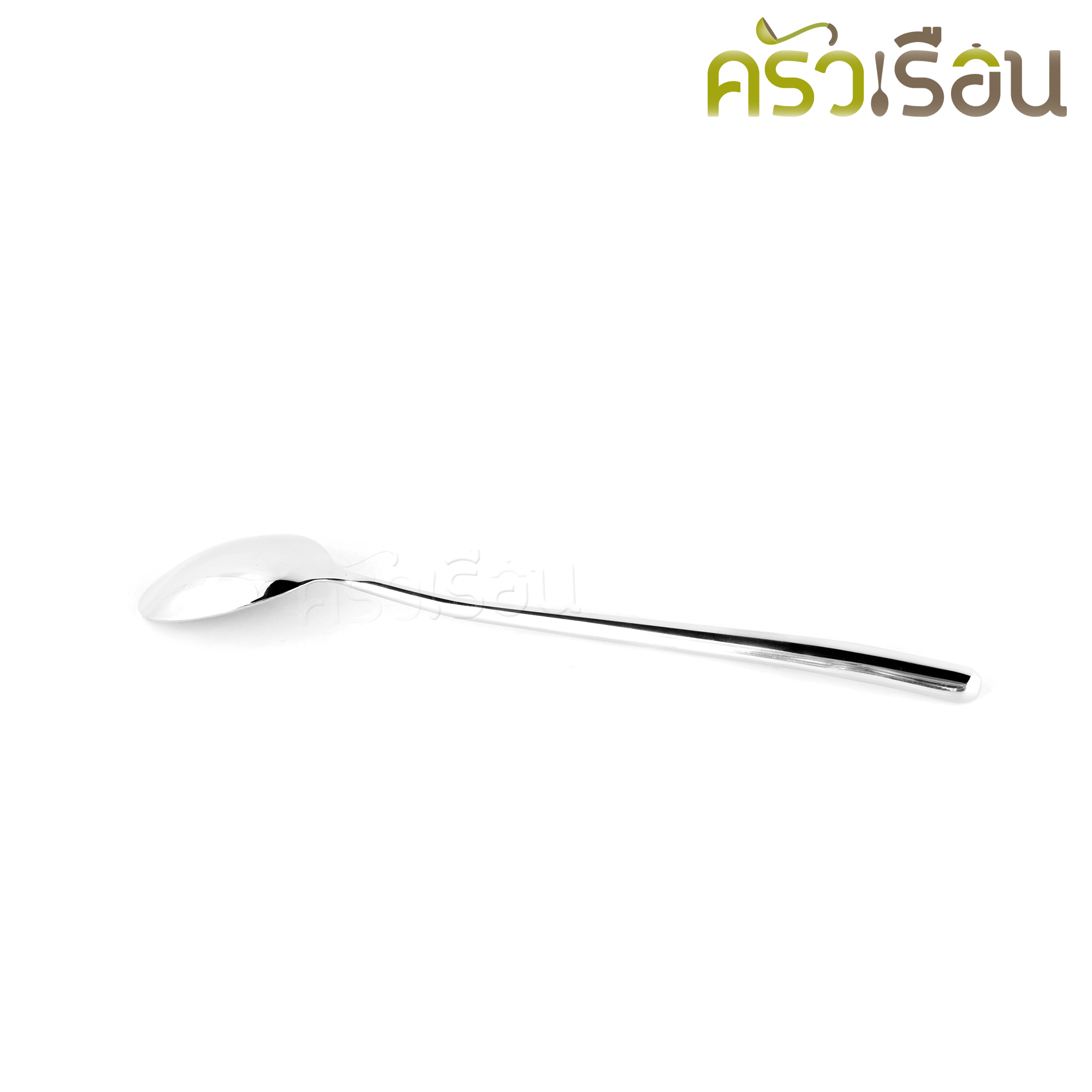 DOUBLE APPLES ช้อนเกาหลี ใหญ่ สเตนเลส ลายดุสิต ตราแอปเปิ้ลคู่