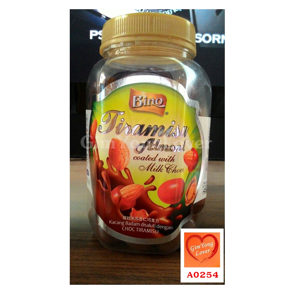 Bino ช็อคโกแลตทีรามิสุ (Bino Tiramisu Almond Coated with Milk Choco)