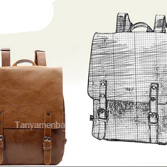 กระเป๋าสะพายหลัง กระเป๋าเดินทาง หนัง PU T16