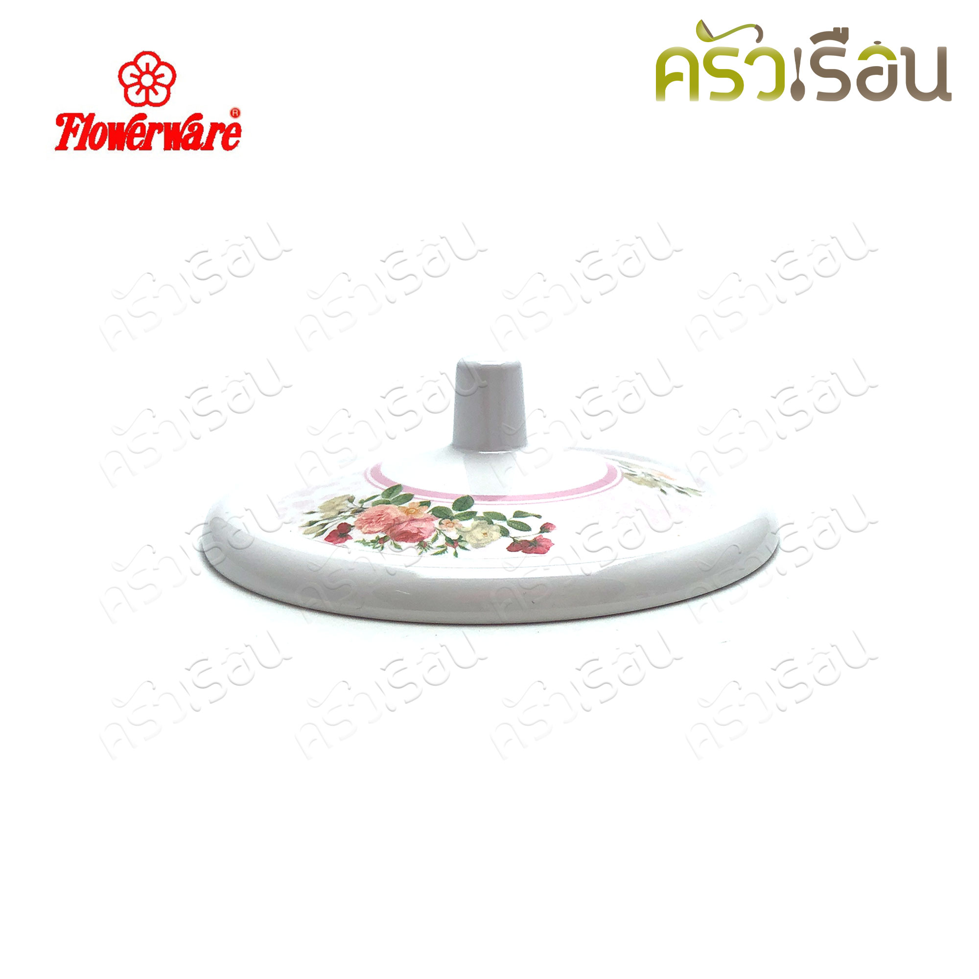 Flowerware [ราคาต่อใบ] ฝาครอบแก้ว ลายดอกไม้ ขนาด 3.5 นิ้ว L327-3.5 ฝาครอบถ้วยน้ำ ฝา แก้วน้ำ ฝาแก้วน้ำ ฝาถ้วยน้ำ ลายดอกไม้