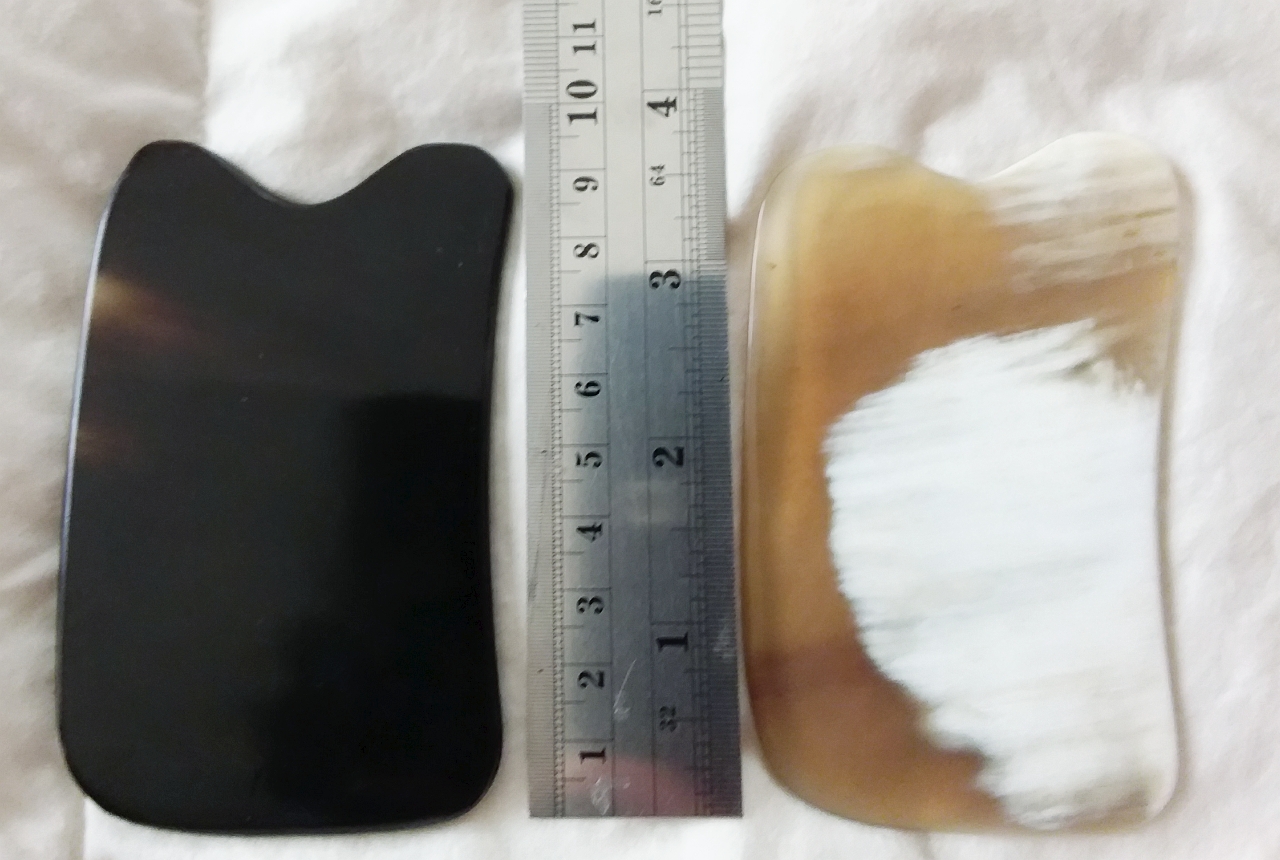 กัวซาเขาจามรี / เขาควาย (Yak / Buffalo Horn Scraping Gua Sha)