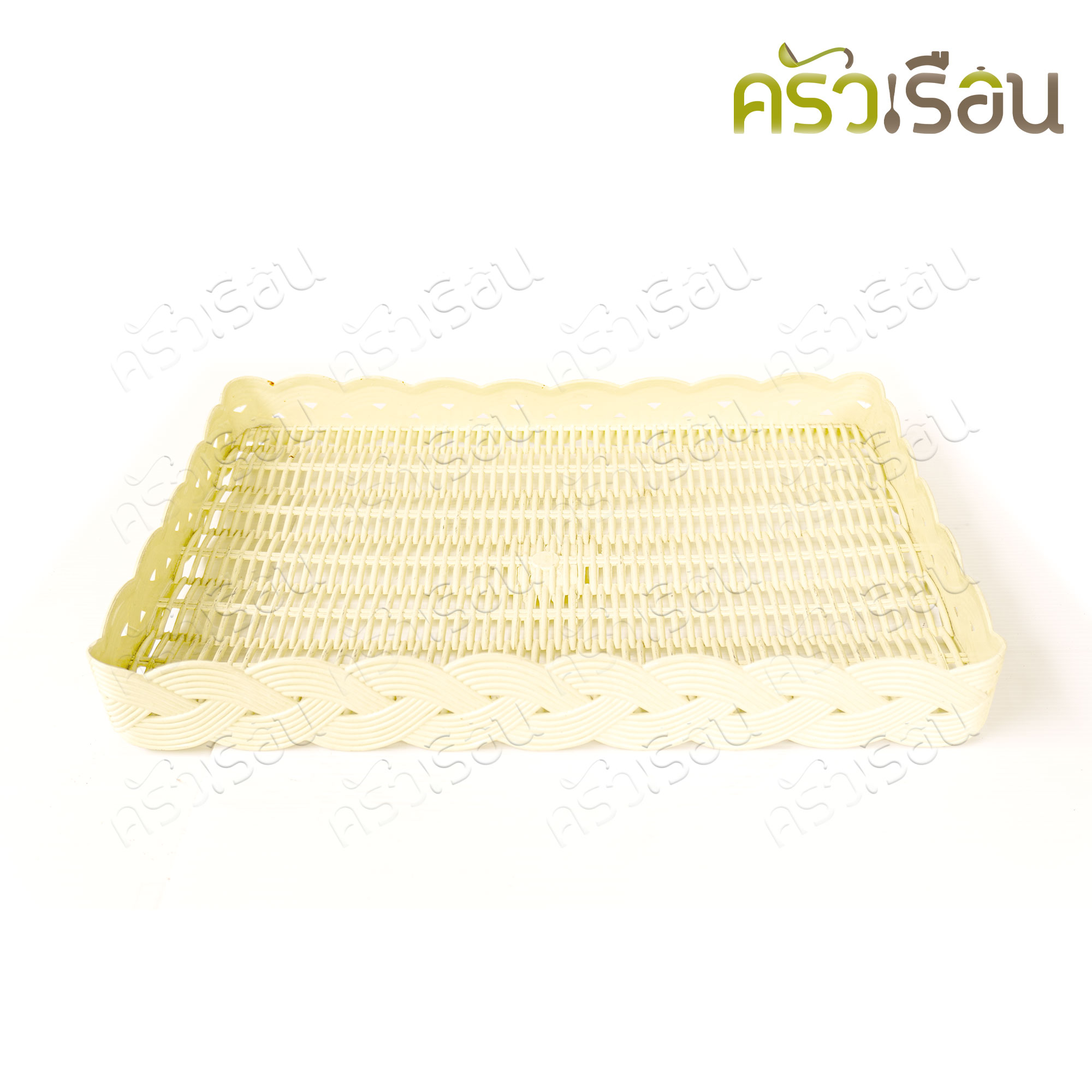 Reangwa Standard plastic rattan pattern tray, price per piece according to product model, tray, plastic tray, grid, plastic rattan pattern grid, rattan pattern grid