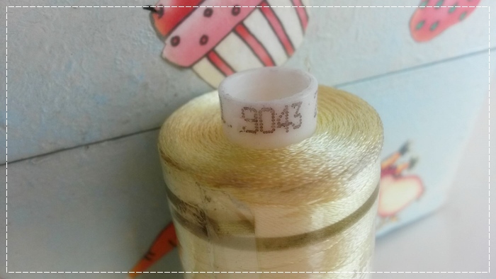 ไหมปักจักร เบอร์ 9043