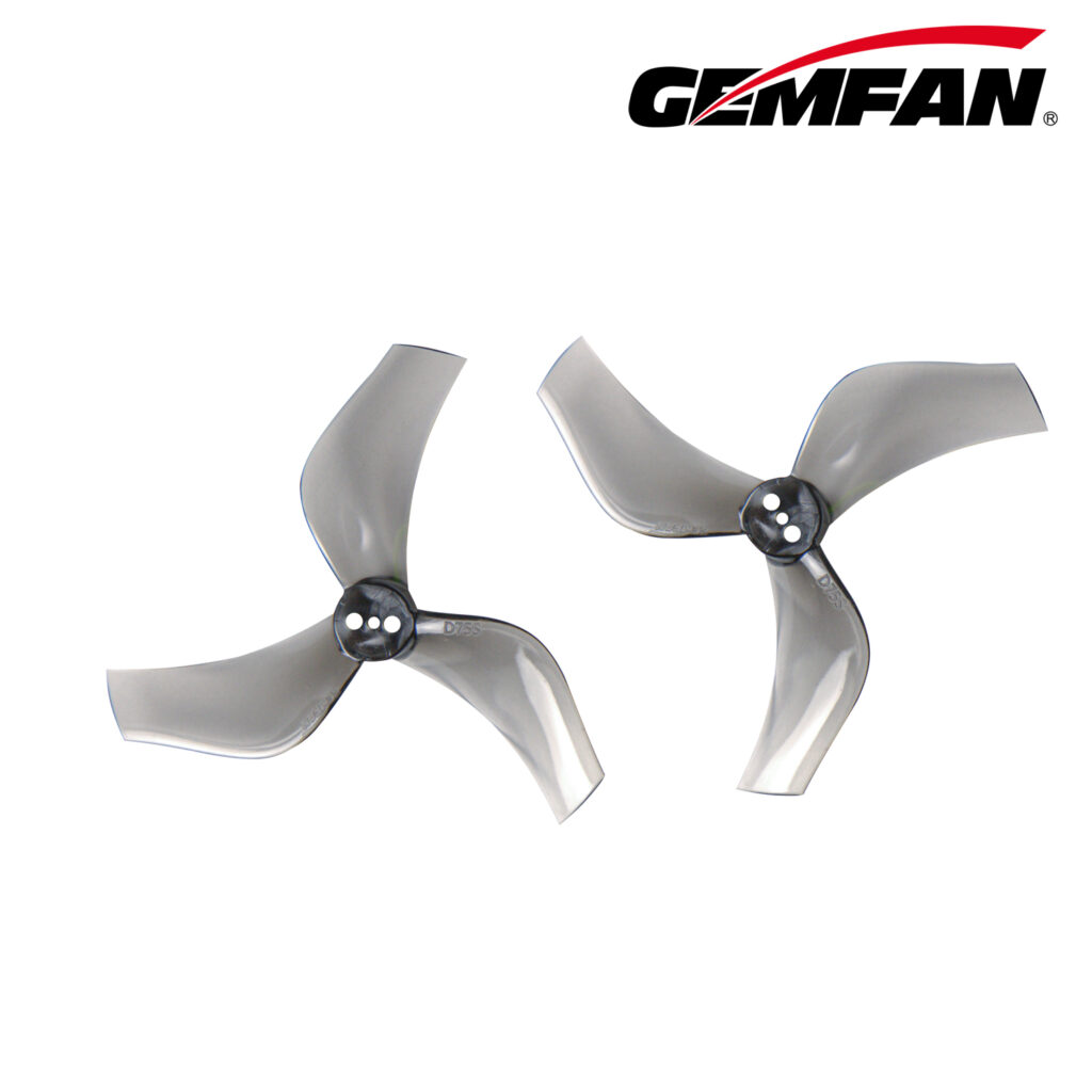 3-G2 Gemfan D75 D75S 3034-3 3Inch Ducted 3 Blade Prop 3x3.4x3 แกน1.5mm M5 1set 4ใบพัด fpv racing drone whoop โดรนซิ่ง RC