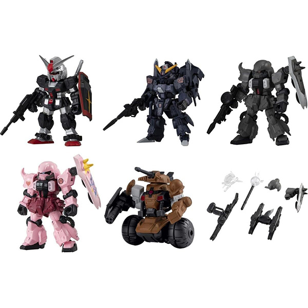 Bandai (ครบ Set 6 ลูก) Gashapon Gundam Mobile Suit Ensemble 18.5 4570118232793 (Plastic Model)