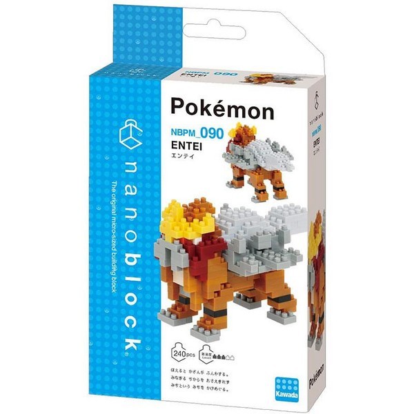 Kawada nanoblock Pokemon NBPM_090 Entei 4972825221662 (นาโนบล็อค)