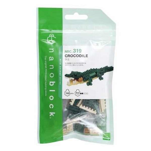 Kawada nanoblock NBC_319 Crocodile 4972825216729 (นาโนบล็อค)