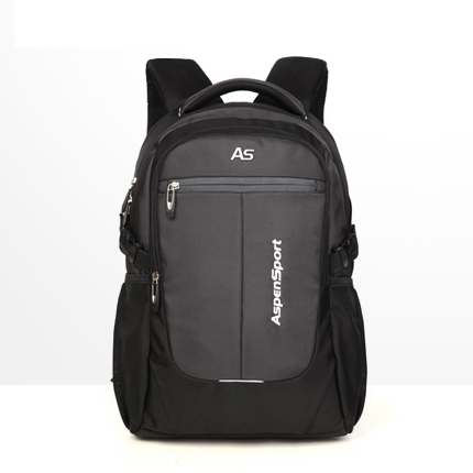 AspenSport Backpack Laptop กระเป๋าสะพายหลัง กระเป๋าโน๊ตบุ๊ค 14-17 นิ้ว กระเป๋าเดินทาง รุ่น AS-B36 19.5" ขนาด 32.5 ลิตร สีเทา