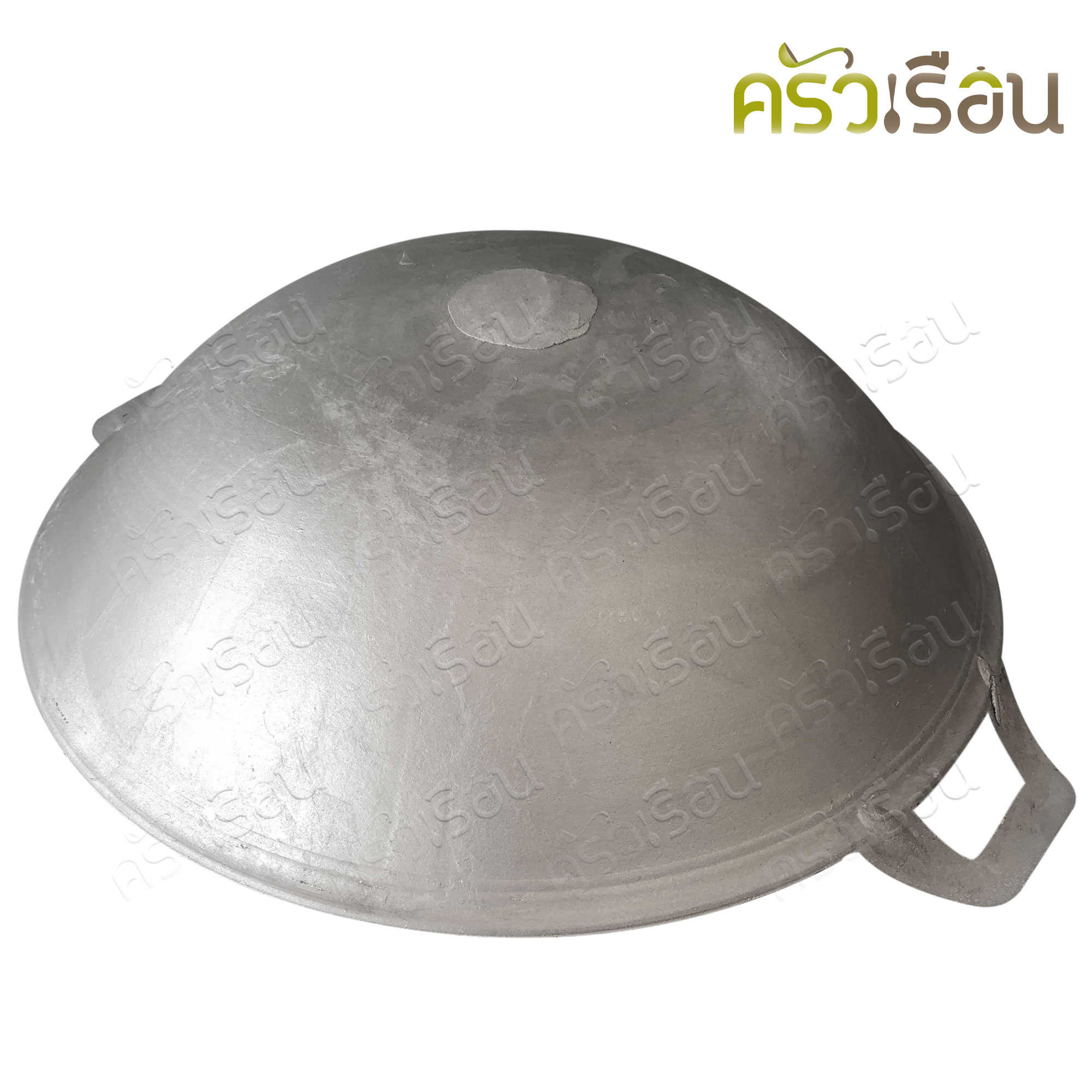 Flower Brand กระทะ อลูมิเนียมหล่อ สองหู เบอร์ 26 หรือ 28 หรือ 30 ตราจรเข้ [ ราคาต่อขนาด ] กระทะสองหูหล่อ