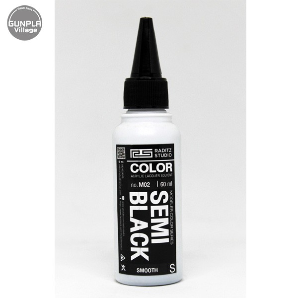 Raditz Studio RS M02 Semi Black Type S 60 ml (MS Color Series) RSRS RSM02SBS60 8858878700028 (สี)