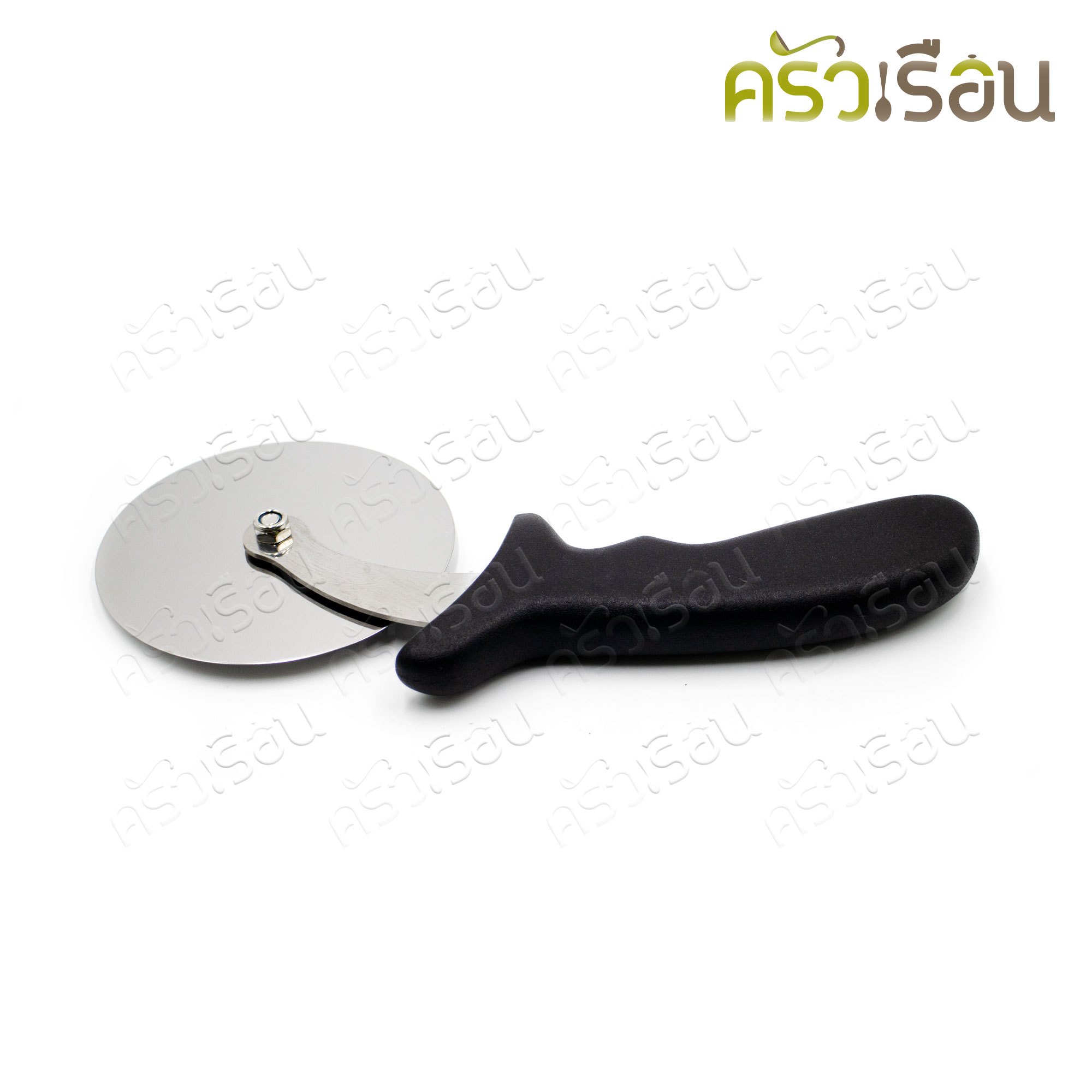 US ที่ตัดพิซซ่า สเตนเลส ด้ามดำ 9.5 นิ้ว ใบมีด 4 นิ้ว LP-25