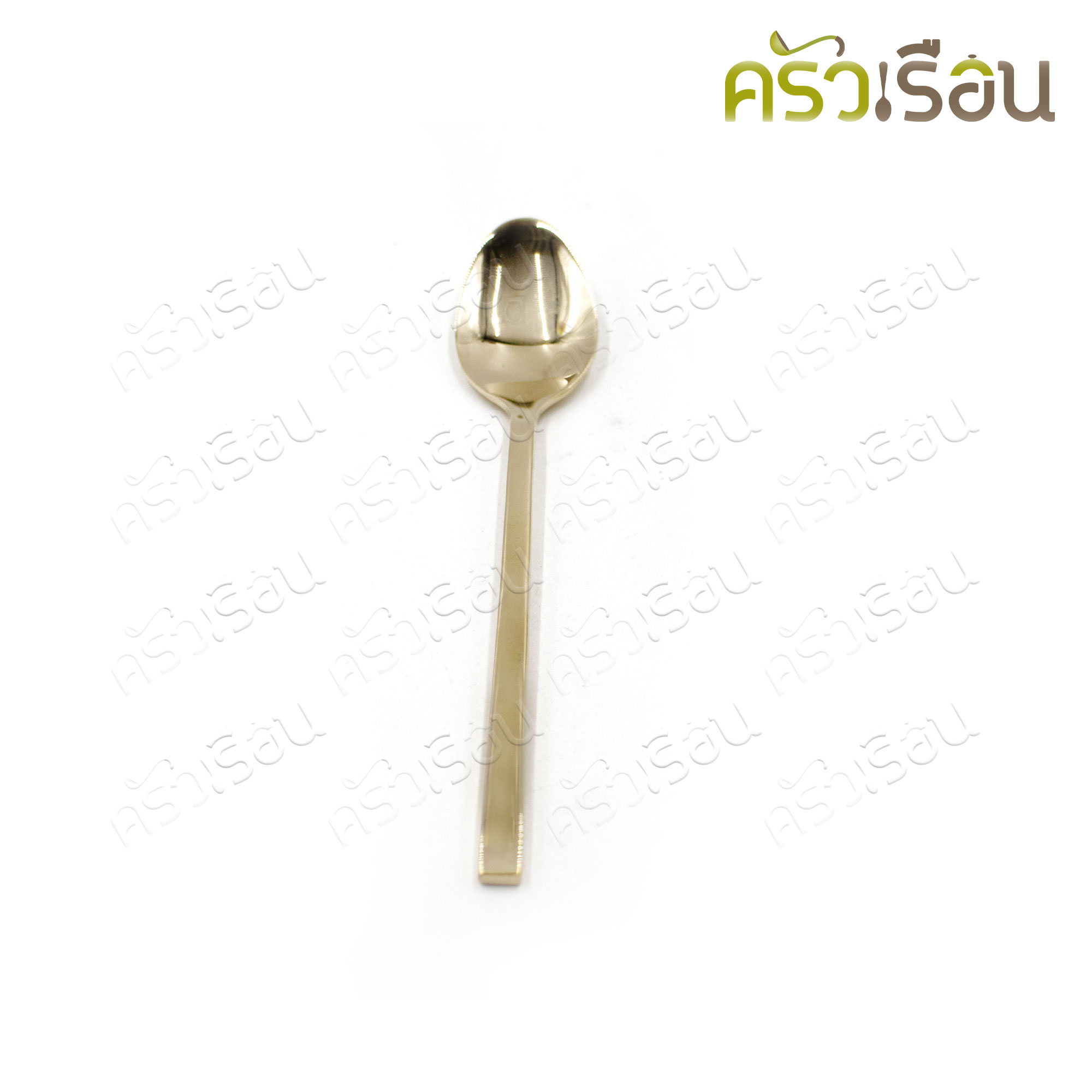 Brass coffee spoon, plain pattern, 12.5 cm. [Price per piece]