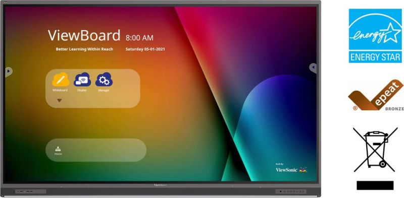 ViewSonic ViewBoard รุ่น IFP8652-1CF: จอแสดงผลแบบอินเทอร์แอคทีฟ 4K ขนาด 86 นิ้ว