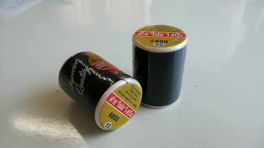 ด้ายวีนัส เบอร์ 6800 (สีดำ)