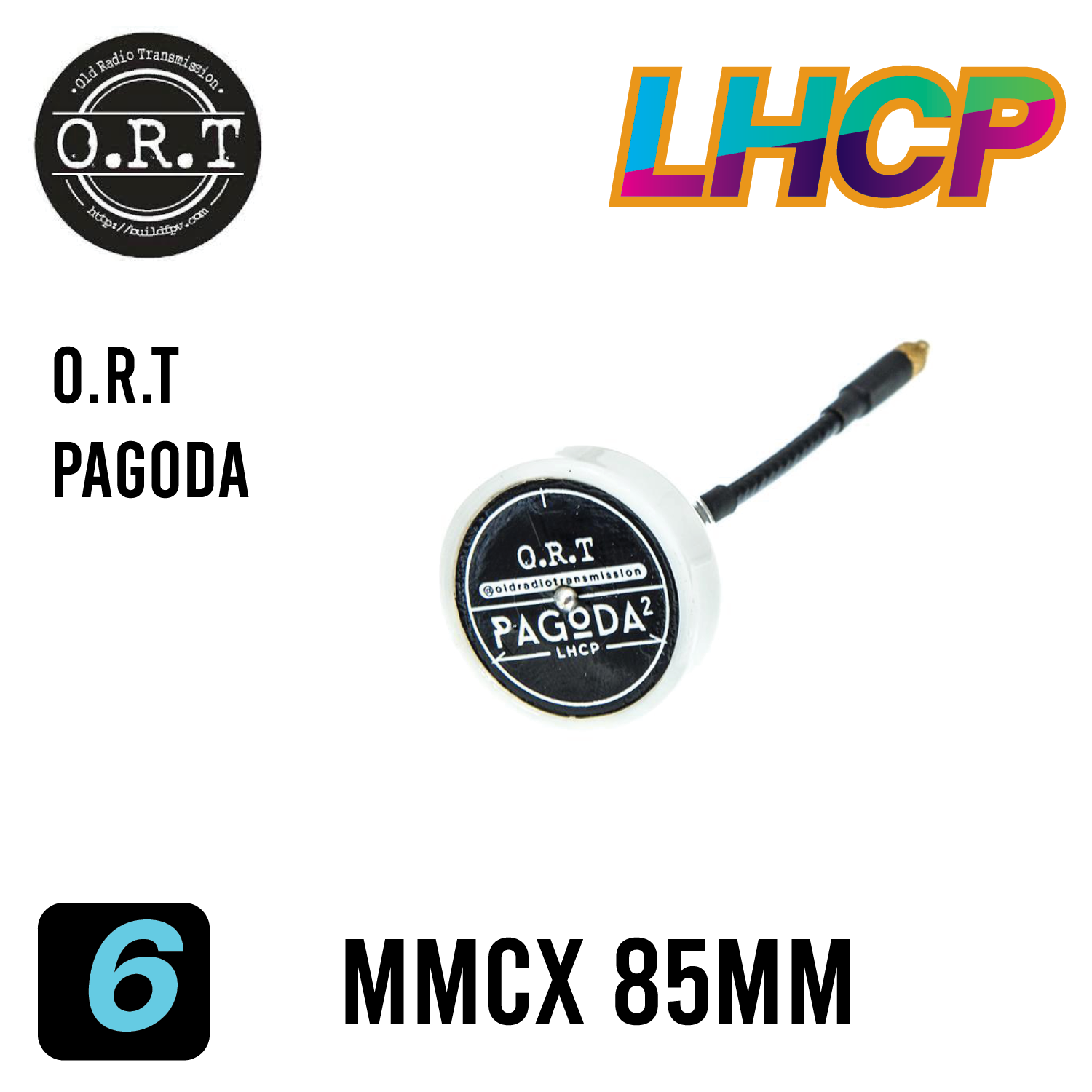 LHCP HD Antenna เสาอากาศโดรน สามารถใช้กับอุปกรณ์ AirUnit Vista FPV Goggle ดีเจไอ โดรน FPV RACING Drone