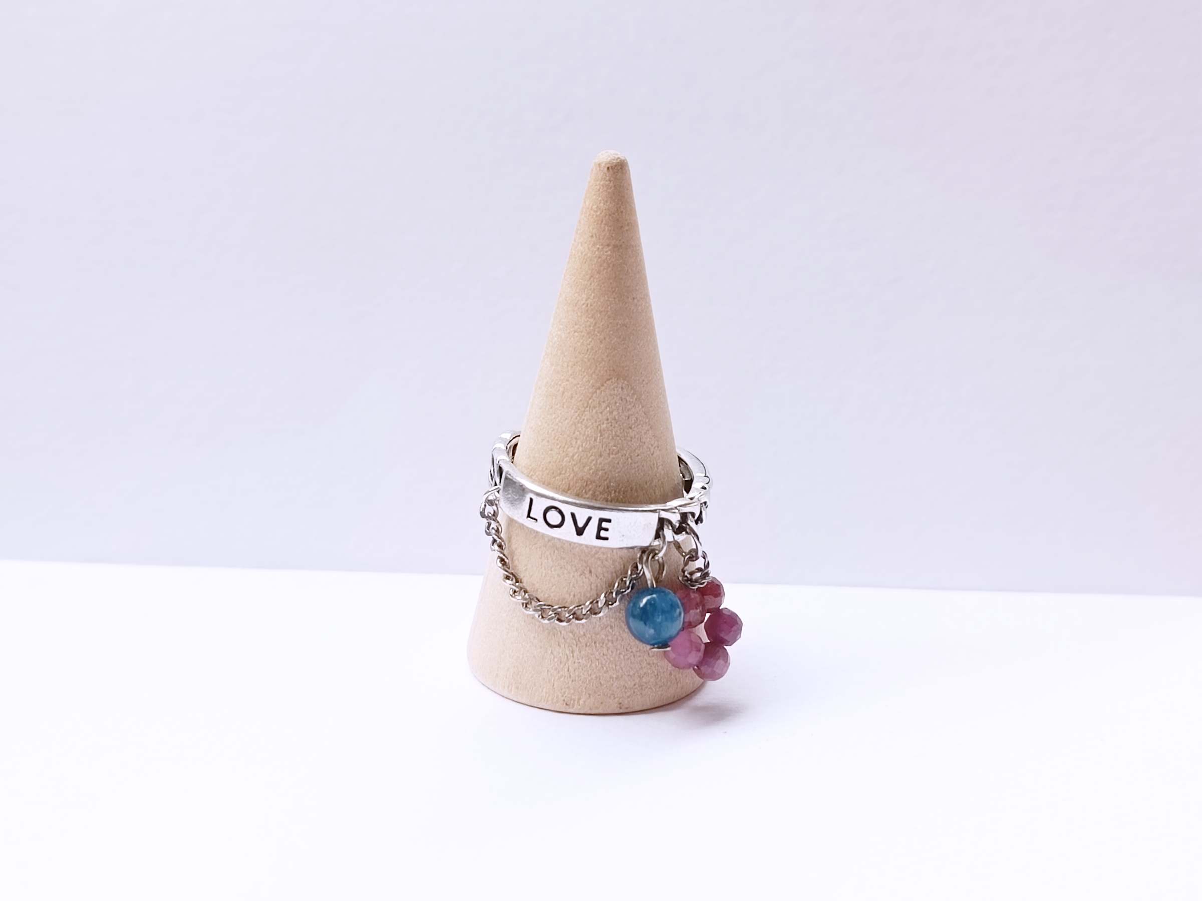 92.5 Sterling Silver "RockMe" Please Ring - แหวนเงินแท้ 92.5 Kyanite ( Balancing )