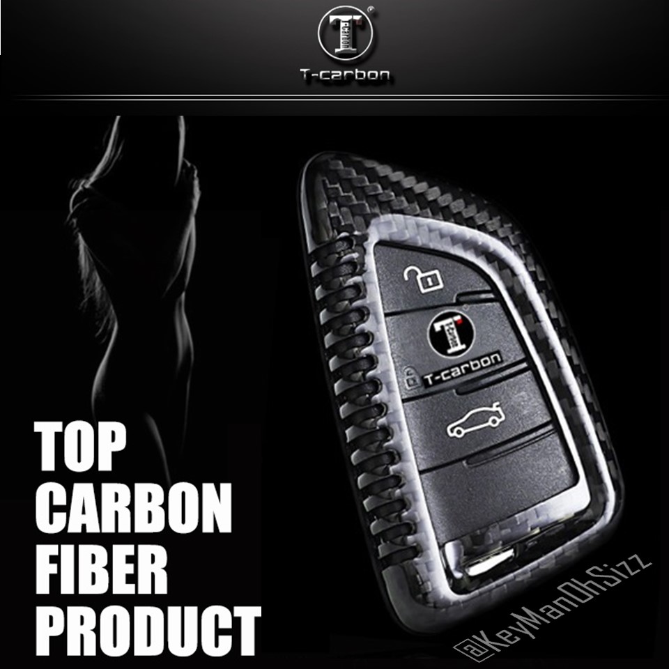 เคสรีโมทรถ BMW Blade คาร์บอนไฟเบอร์แท้ T-Carbon แถมแผ่นใส Transparent TPU ครอบปุ่ม (Top Product ; Carbon Fiber Key Case) Key Sets ; BMW Key Sets 2018-New 5 Series 525/530Li/X3X1X5/X6 BMW Series 2-3 Series 4-Series 5, G30 530e m sport,330e m sport