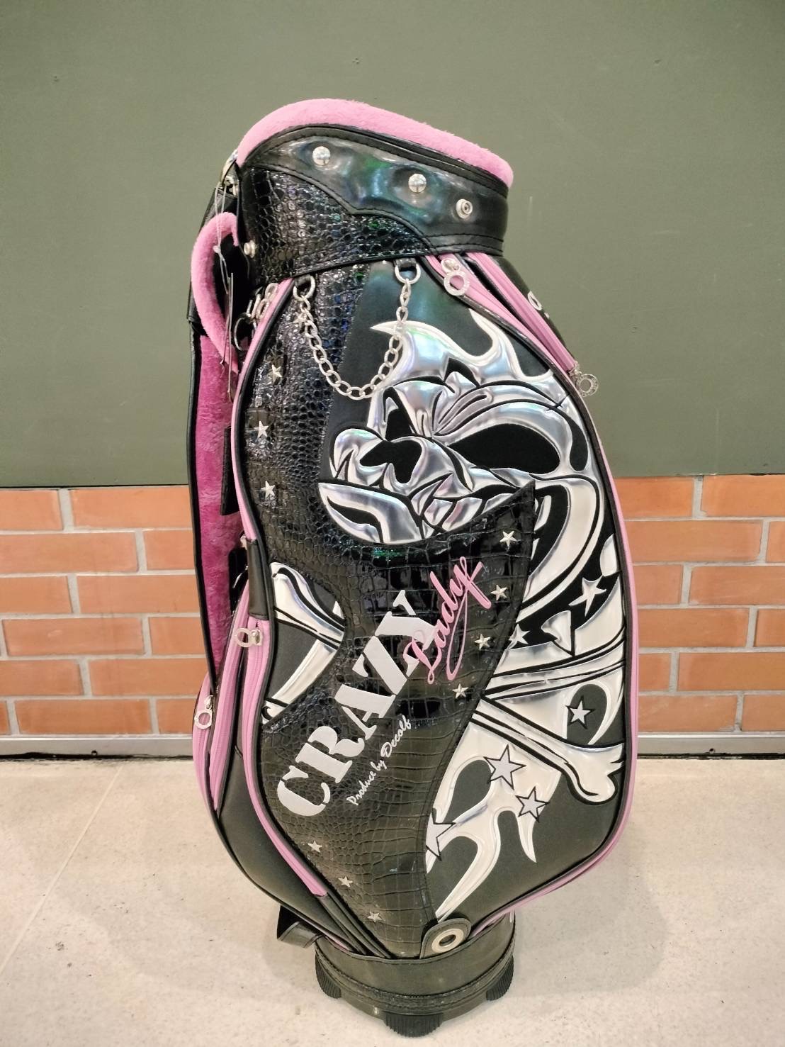 Golf Bag CRAZY Bulldog (Free Cover Travel) 9”