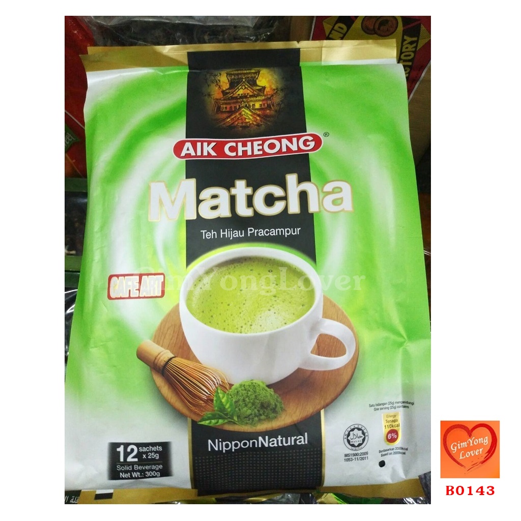 AIK CHEONG Matcha ชาเขียวมัจฉะ 3in1