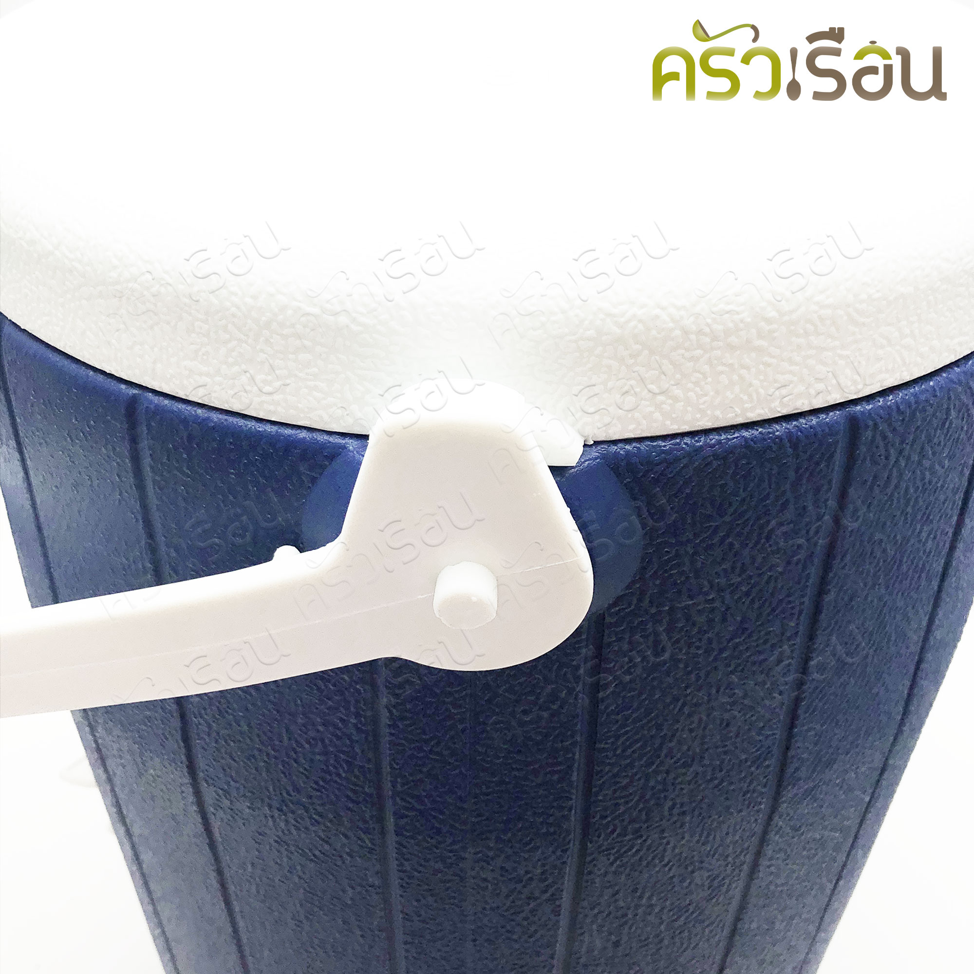 Reangwa Standard กระติก คูลเลอร์ กลม มีก๊อก สีน้ำเงิน 16 ลิตร 32 x 38.5 ซม. RW0334 กระติกน้ำแข็ง กระติกน้ำ กระติกมีก๊อก Hot and Cold Insulated Cooler Snow Bank