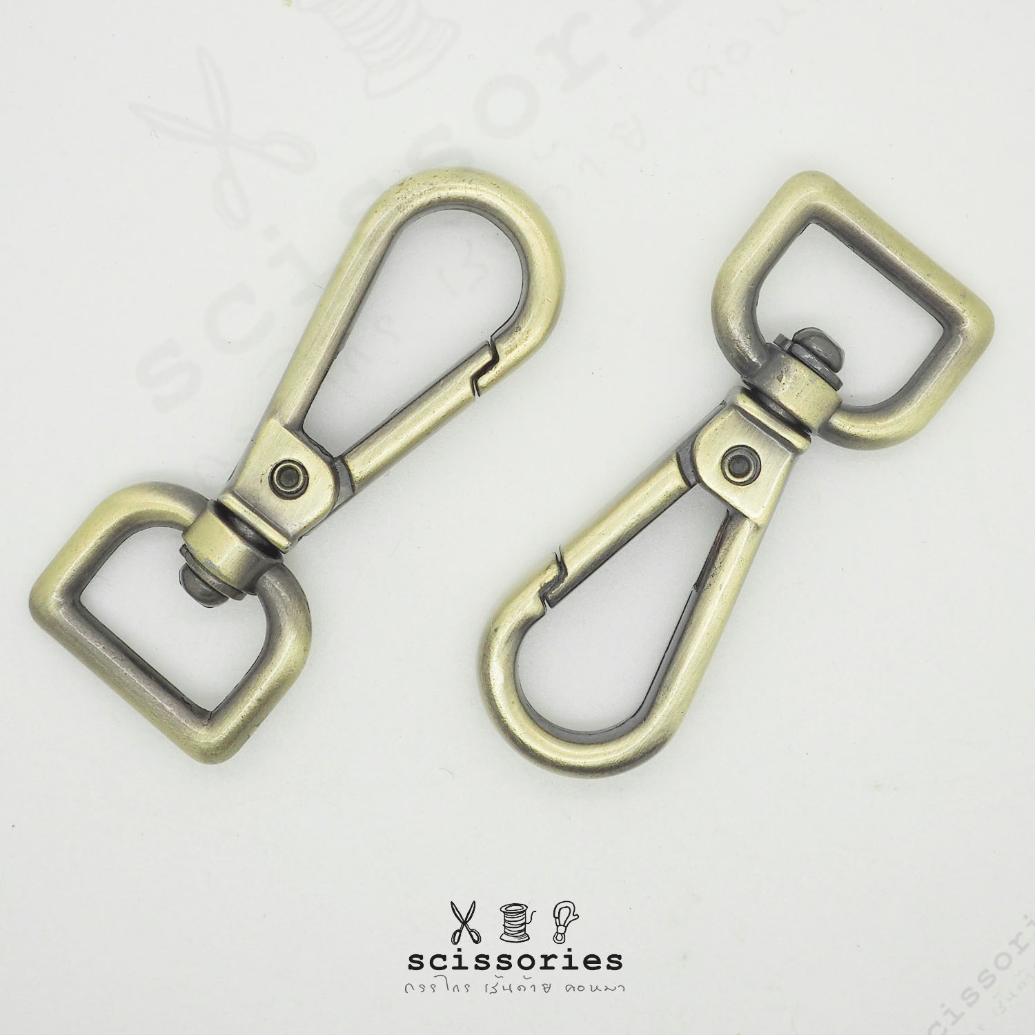 คอหมา1.4cm สีเหลืองปัด 2 ตัว