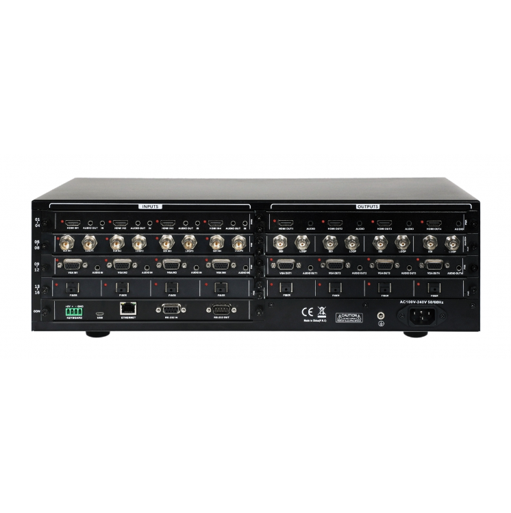 16 IN 16 OUT DRAG & DROP VIDEO WALL CONTROLLER WITH PREVIEW CARD SUPPORT