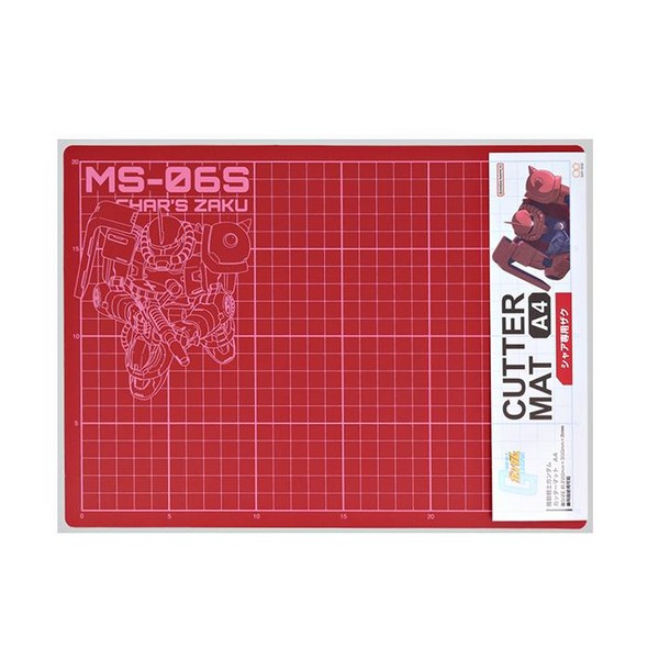 Sunstar Cutter Mat A4 MS-06S Char's Zaku 4901770777351 (แผ่นรองตัด)