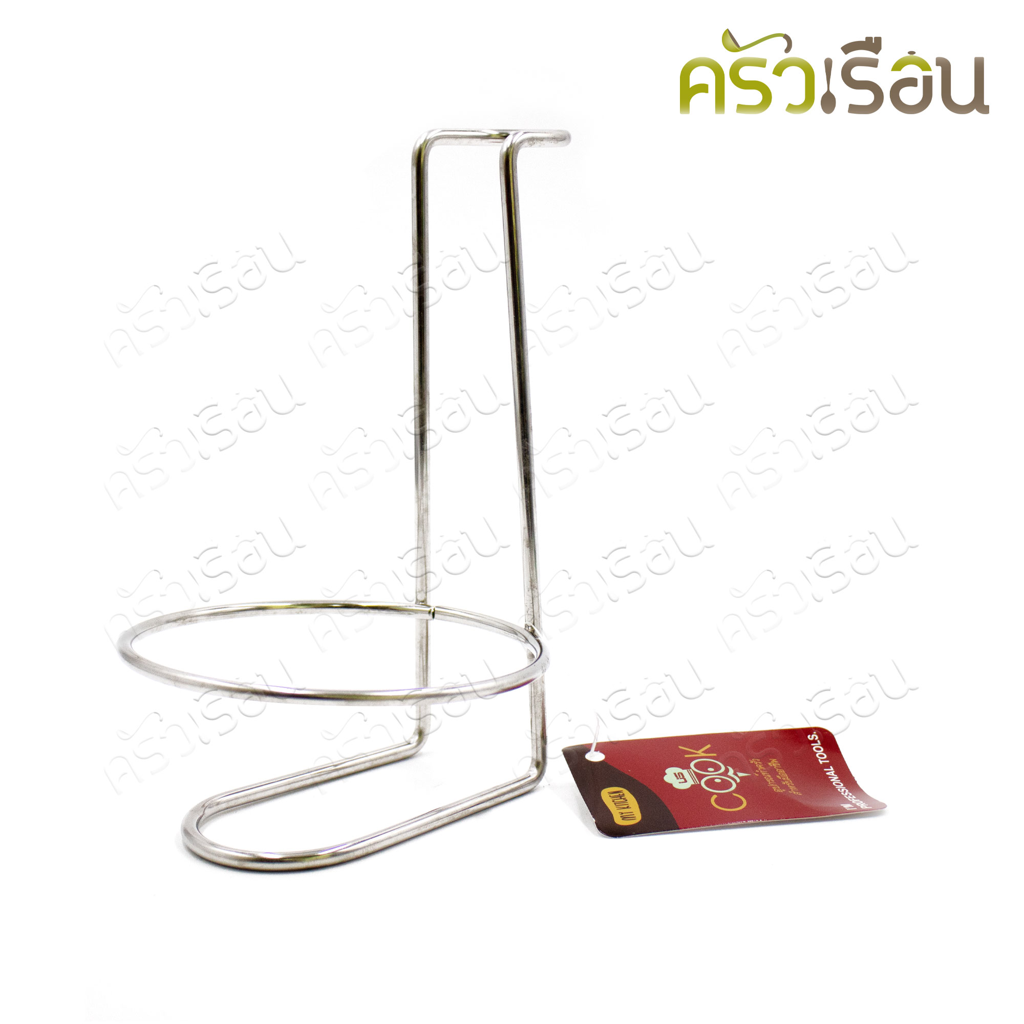 US ที่วางทัพพี แบบเดียว เซรามิค + ขาสเตนเลส LDH-18