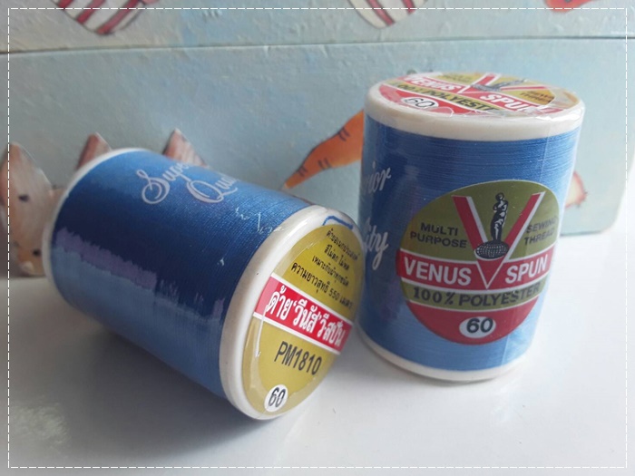 ด้ายวีนัสเบอร์ 1810 สีน้ำเงิน