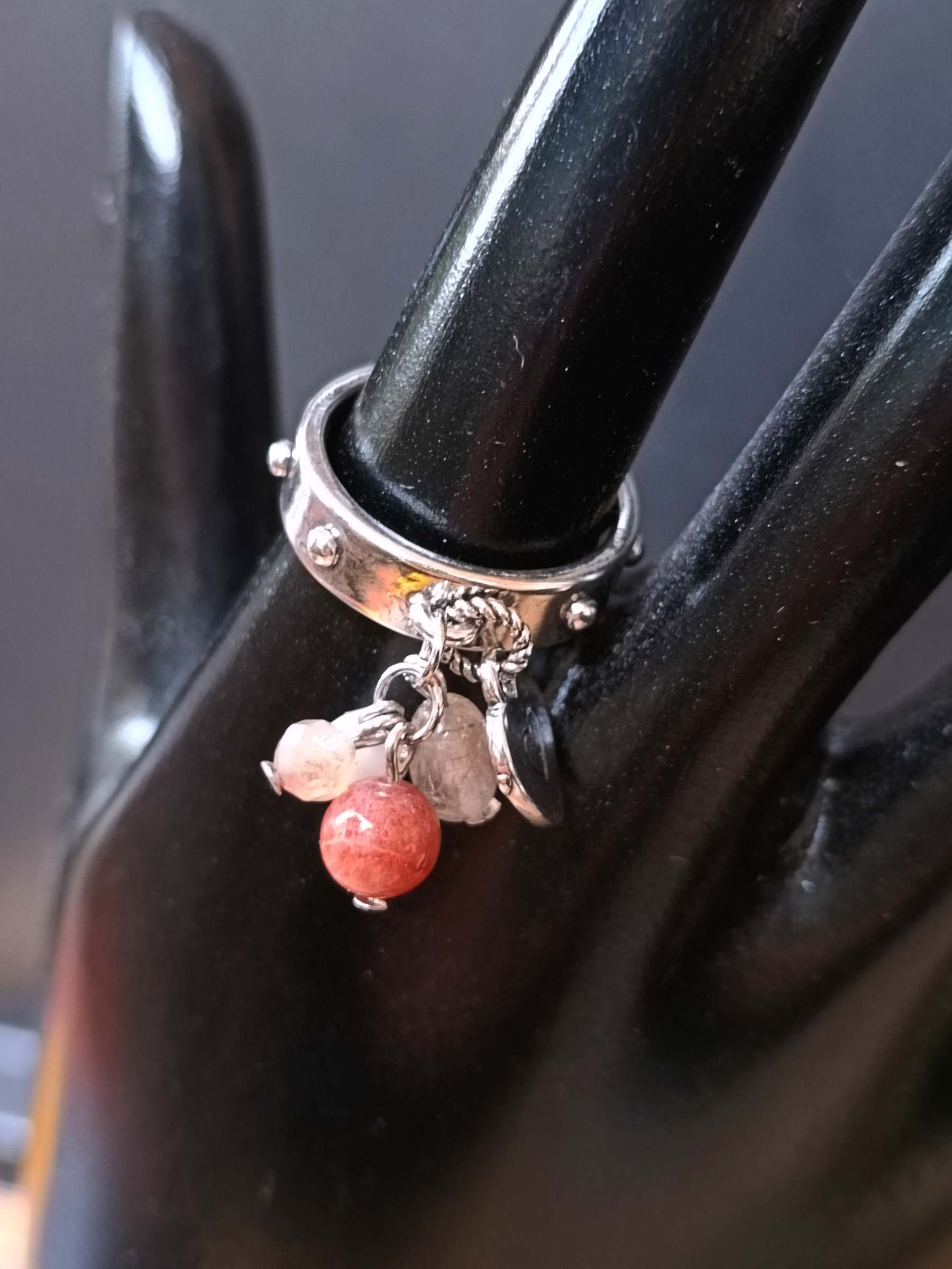 92.5 Sterling Silver "RockMe" Please Ring - แหวนเงินแท้ 92.5 ประดับหินแท้ ส่งพลัง Boost Energy เสริมความเป็นผู้นำ