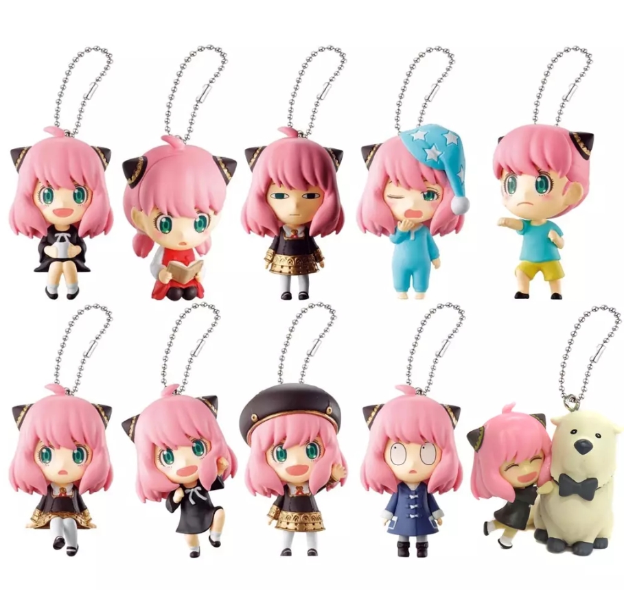 Bandai (สุ่ม 1 / จาก 10 แบบ) Spy x Family Mascot - Anya Collection 4570117910395 (Figure)
