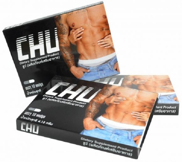 CHU ชูว์ 3 กล่อง ผลิตภัณฑ์อาหารเสริม บำรุงร่างกายช่วยฟื้นฟูสมรรถภาพ ท่านชาย สารสกัดจากเมล็ดลูกซัด, สังกะสี, วิตามินบี6