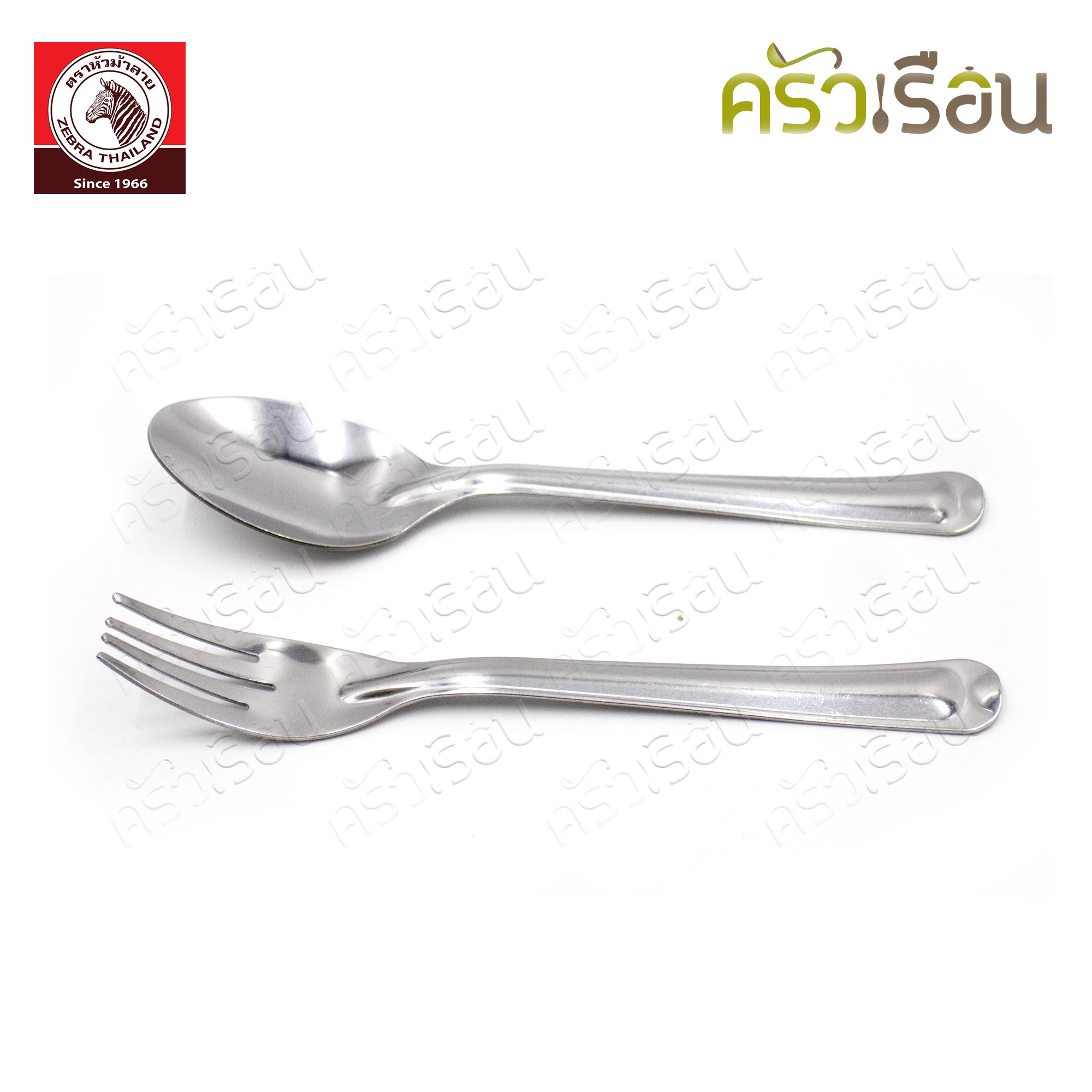 ZEBRA Leelawadee Fork & Spoon Set, stainless steel 430, 6 pairs 100030