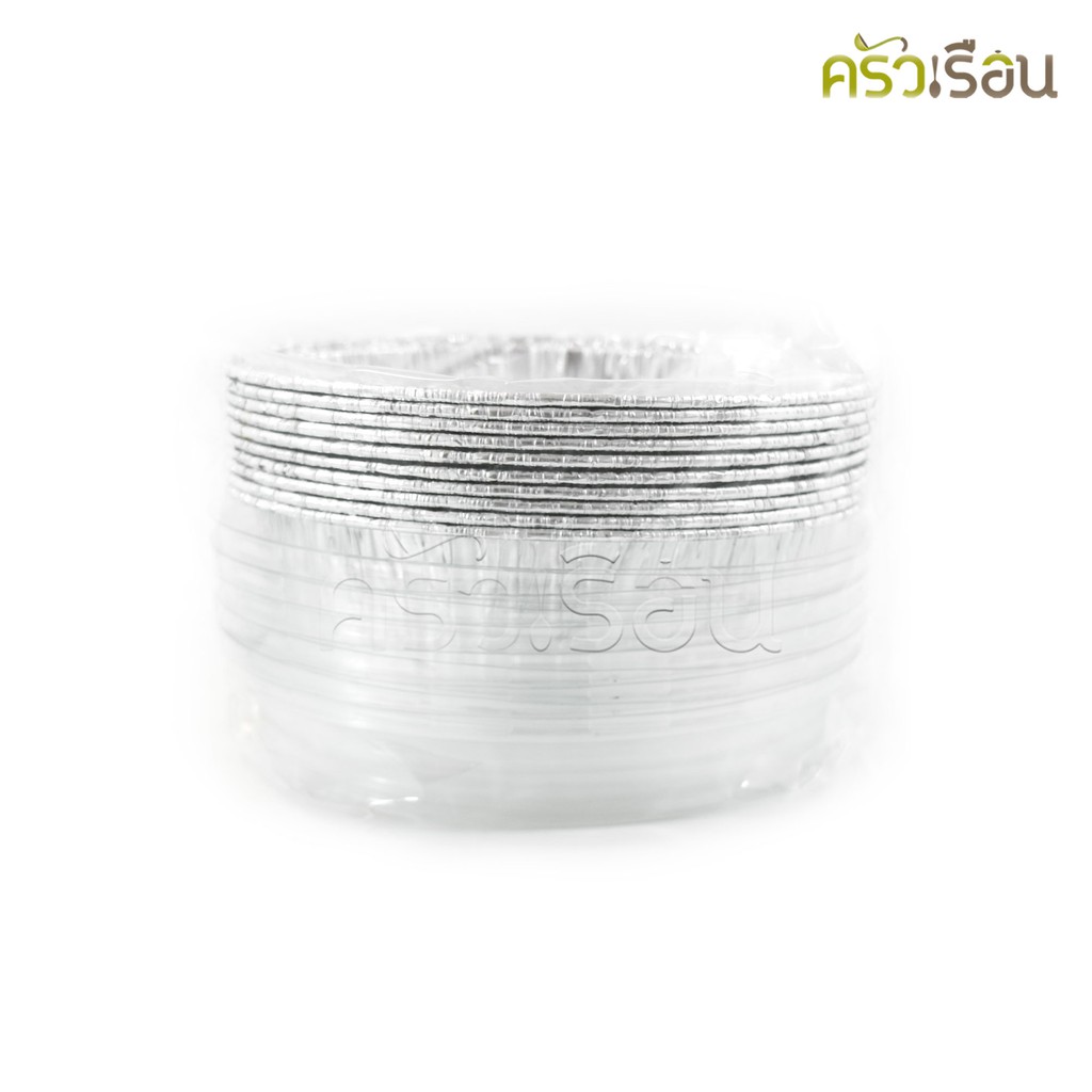 SS 6002 ถาดฟอยล์วงรี สีเงิน + ฝา 10 ชุด ความจุ 210 ml. ขนาด 77 x 129 x 30 มม. S&S