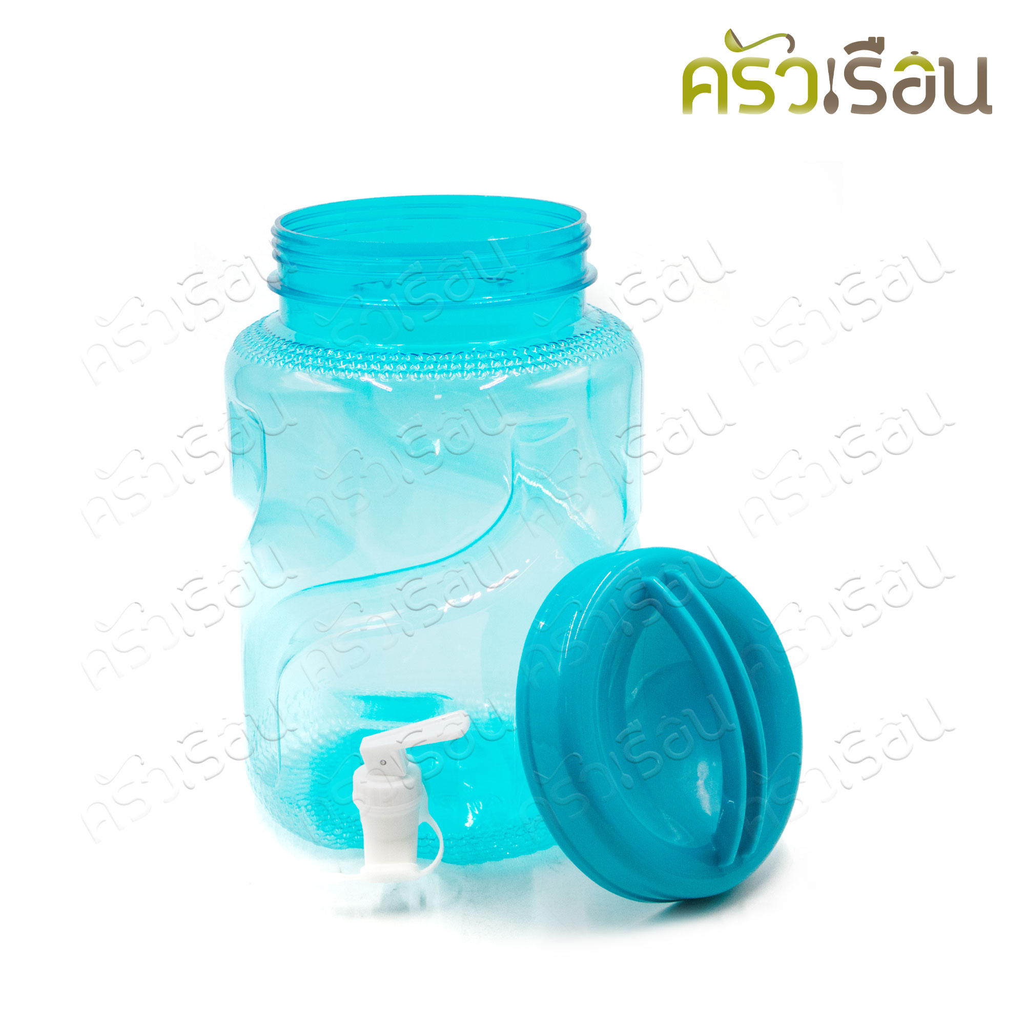 SRP ถังน้ำดื่ม พลาสติก PET ทรงกลม ชนิดใส 12 ลิตร เกรด A รุ่นมีก๊อก