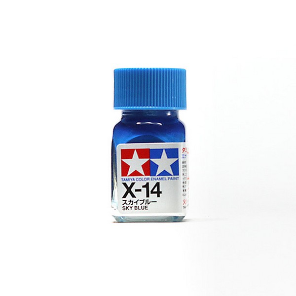 Tamiya Enamel Color 80014 X-14 Sky Blue (Gloss) Tamiya 45135132