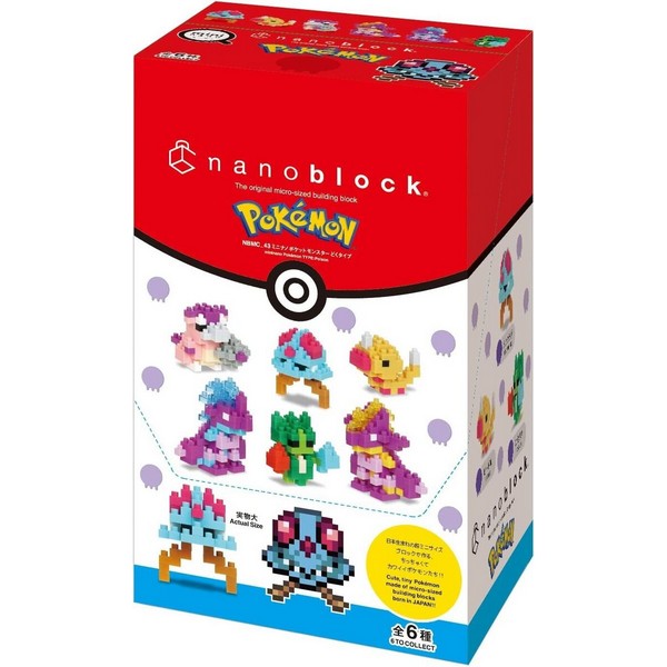 Kawada nanoblock mininano NBMC_43S Pokemon Poison Type (Box of 6) 4972825224175 (นาโนบล็อค)