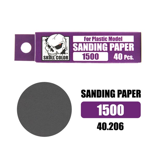 SKull Color 30.206 Sanding Paper 1500 (40 Pcs) Skull Color SC30206SP1500