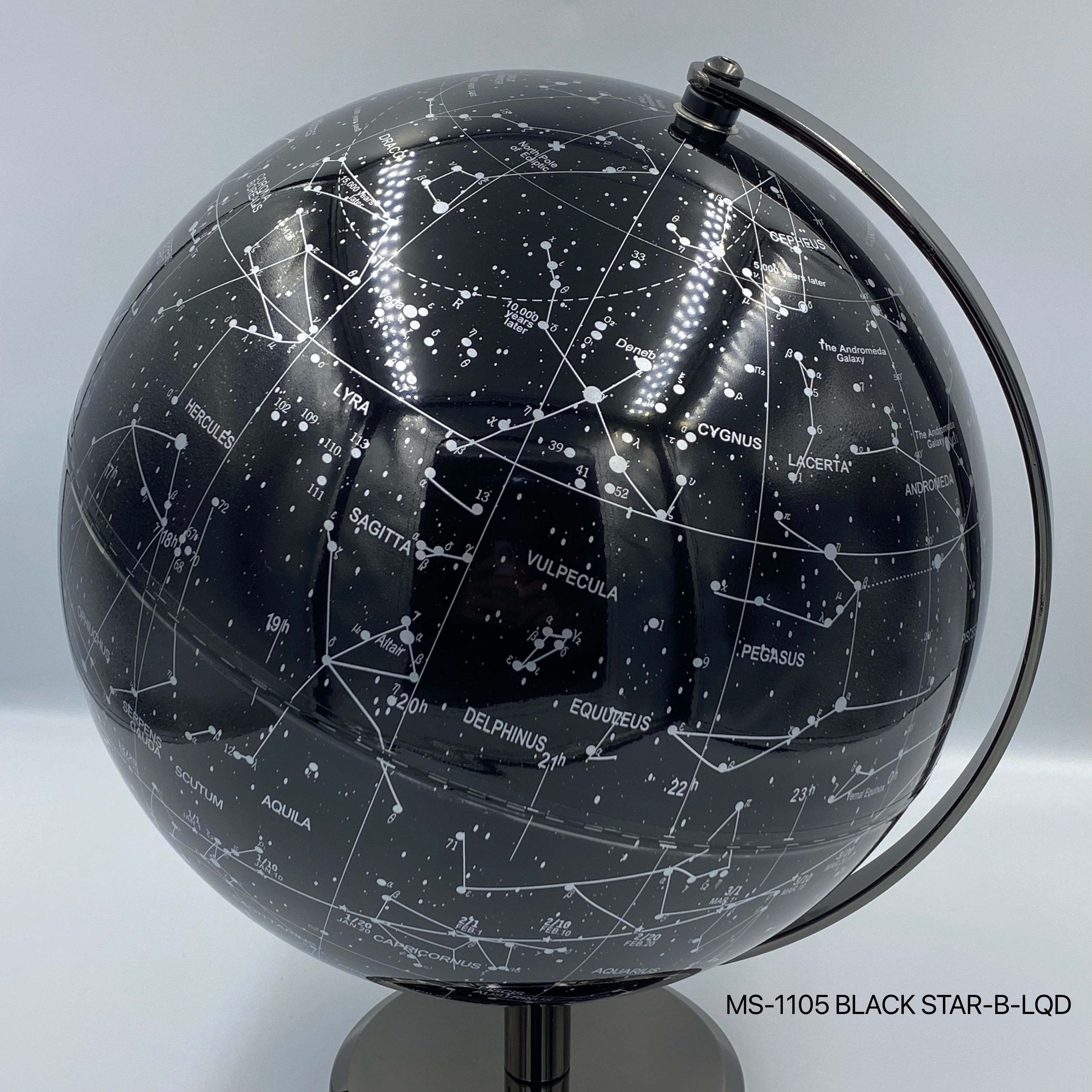 แผนที่ดาว MS-1105 BLACK STAR-B-LQD ขนาดกลาง