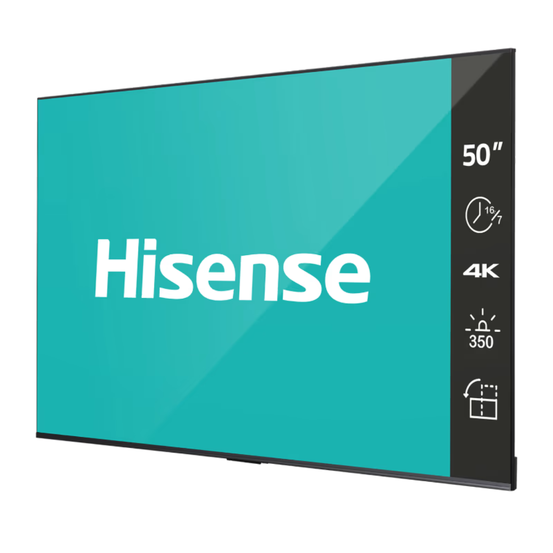 Hisense 50DP30FE: จอแสดงผล Digital Signage ขนาด 50 นิ้ว 4K UHD สำหรับการใช้งาน 16/7