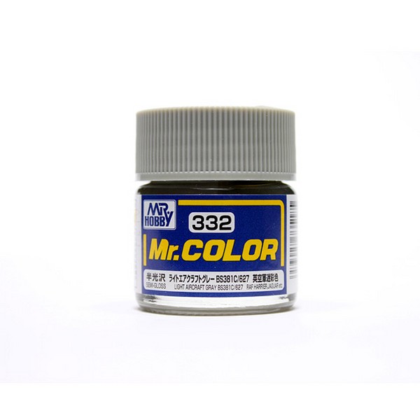 Mr.Color C332 Light Aircraft Gray BS381C/627 Semi-Gloss (10ml) 4973028735185 Mr. Hobby