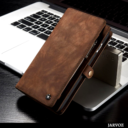 กระเป๋าสตางค์ แบนด์ Jarvoz รุ่น vintage wallet สีน้ำตาล