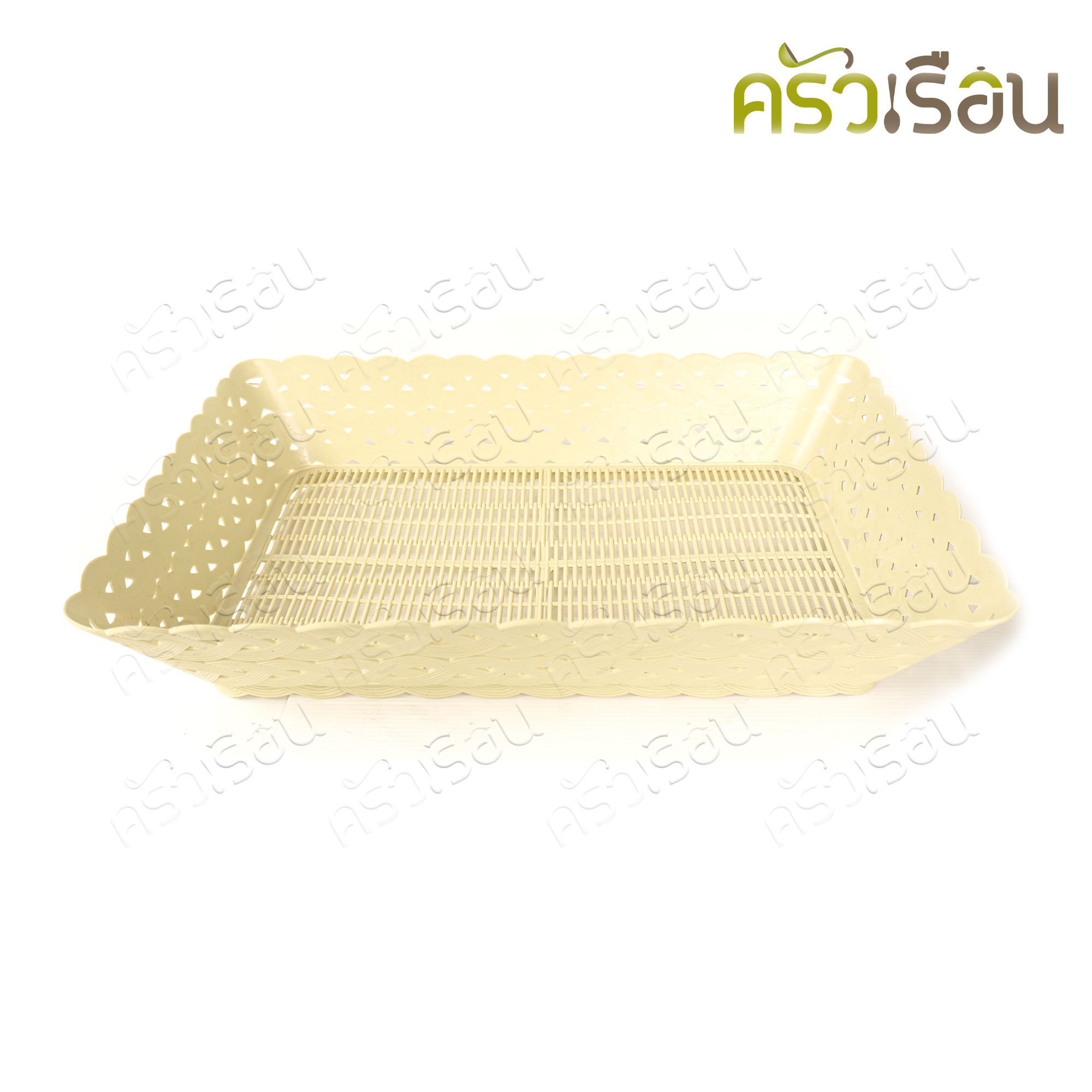 Reangwa Standard plastic rattan pattern tray, price per piece according to product model, tray, plastic tray, grid, plastic rattan pattern grid, rattan pattern grid