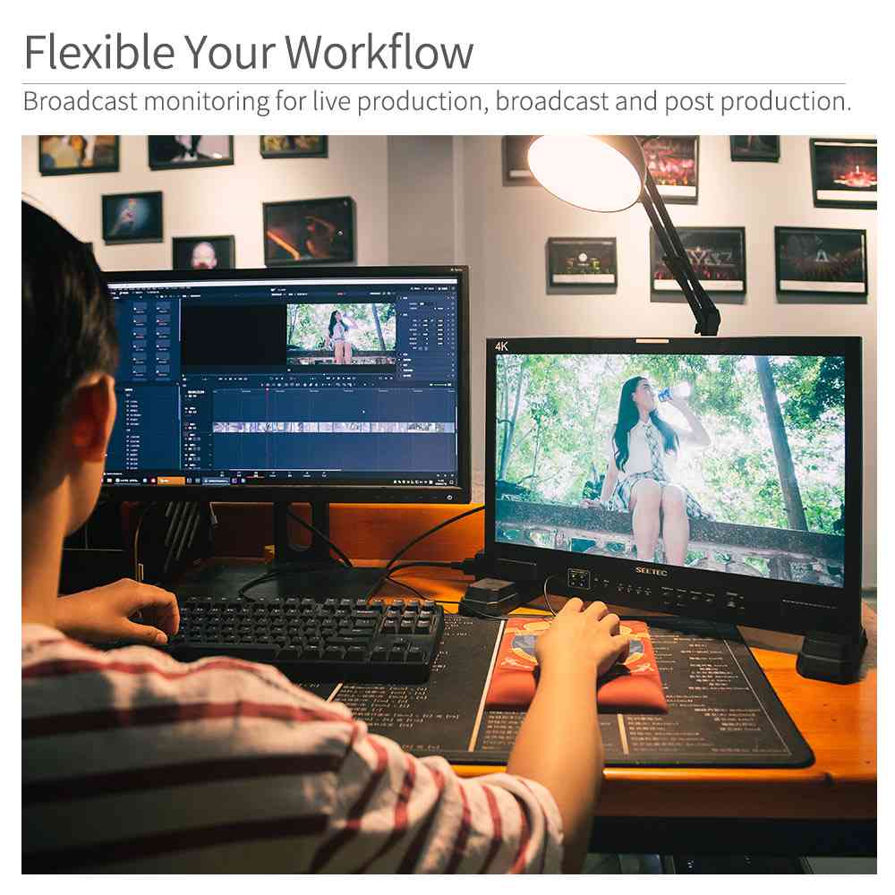 SEETEC LUT215: จอภาพ 21.5 นิ้ว Full HD สำหรับ Post-Production และ Broadcast พร้อม UMD, Tally, LUT, SDI และ HDMI