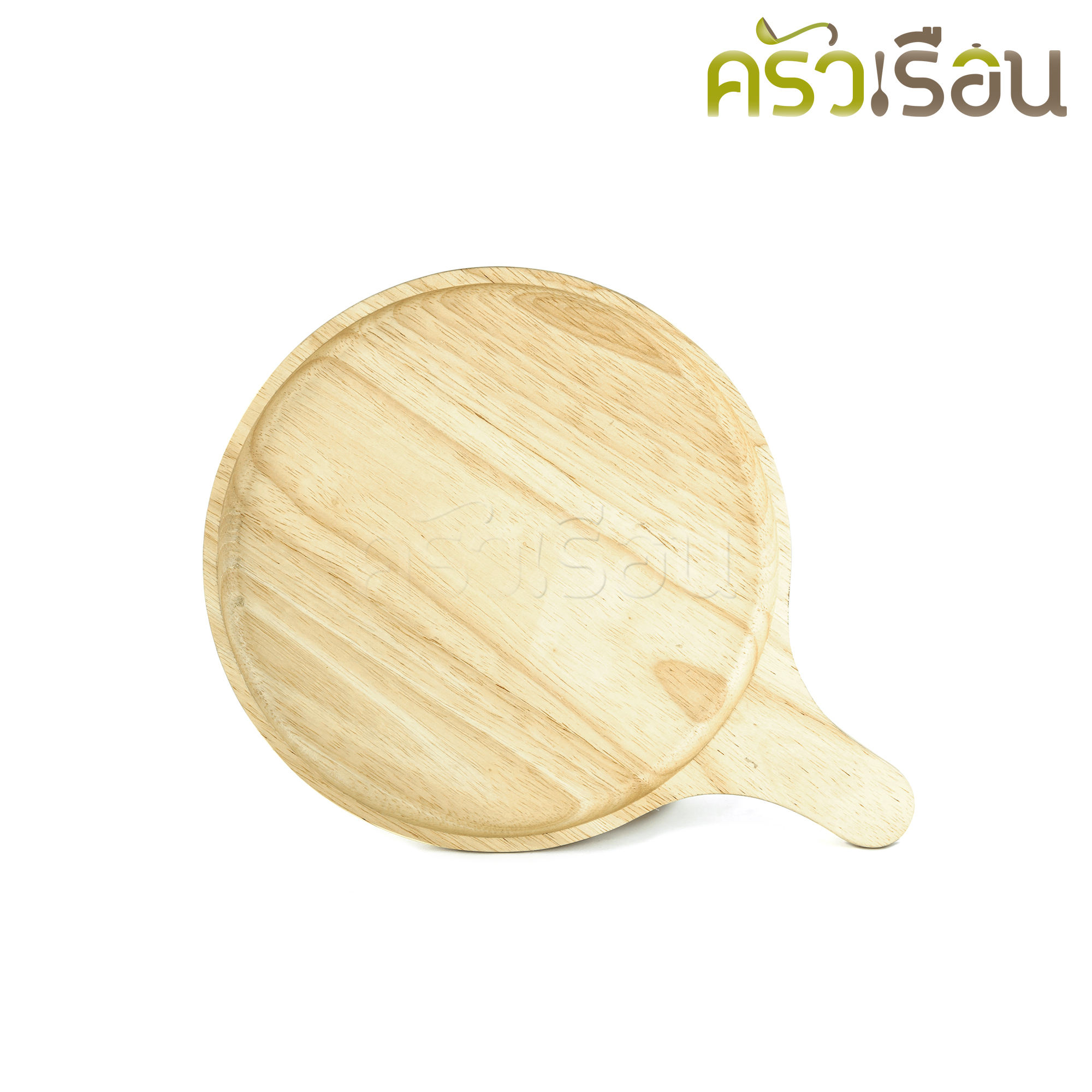 CMG ถาดพิซซ่า จานพิซซ่า ไม้แท้ (ที่จับเล็ก หรือ ใหญ่ แล้วแต่รอบการผลิต)