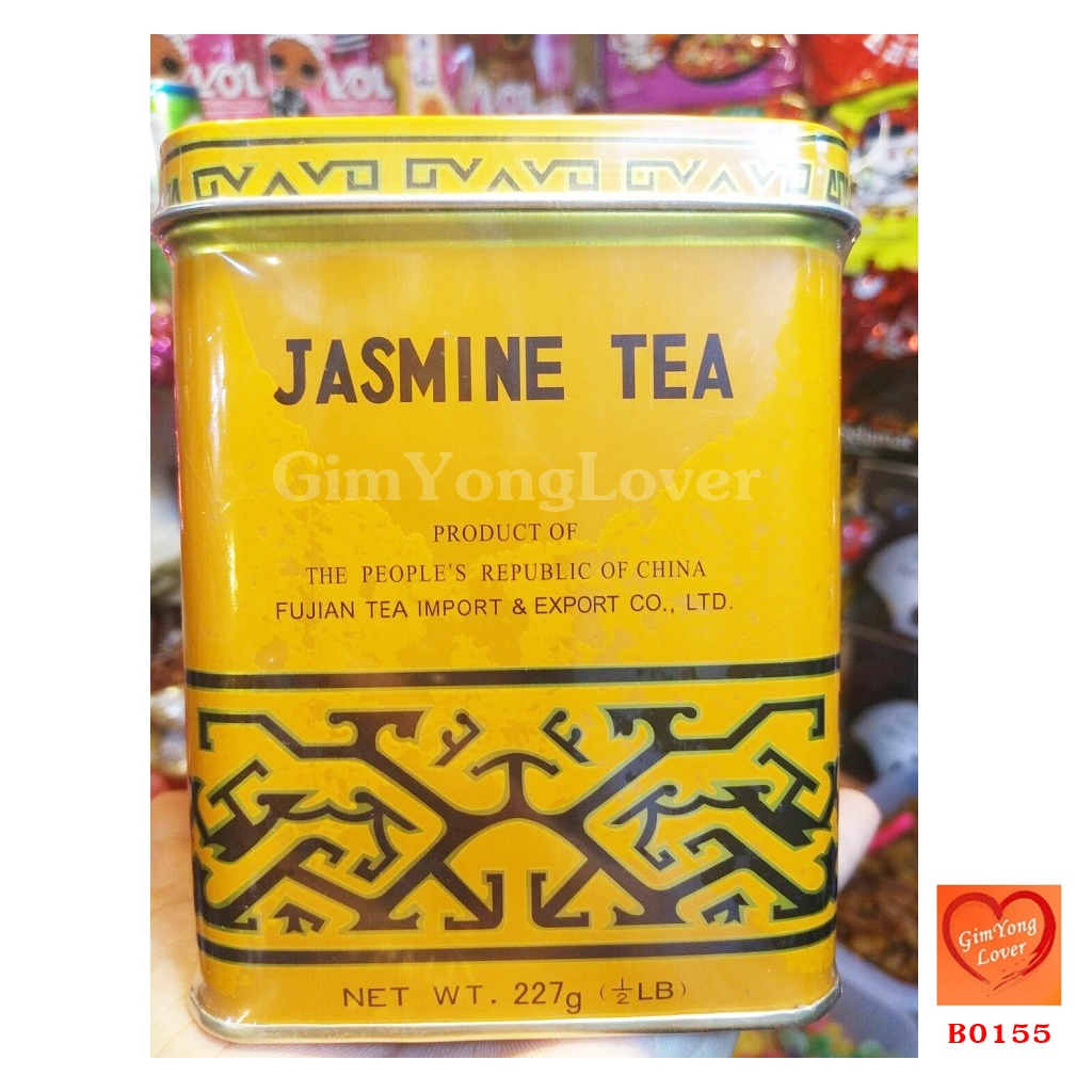 Jasmine Tea ใบชาจีน กลิ่นมะลิ กระป๋องกลาง