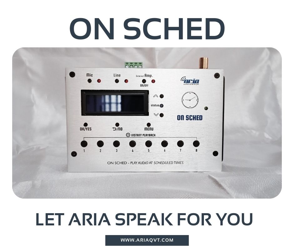 On Sched ออดอัตโนมัติ เพียงต่อกับลำโพง เล่นเสียงเพลงตามเวลา